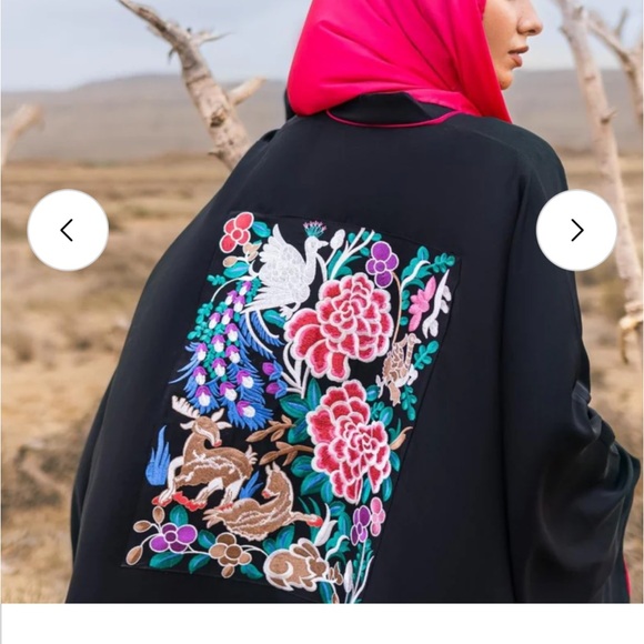 GARDENIA WANDER ABAYA brand new Pakistani - Picture 4 of 4